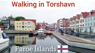 Walking in Torshavn , Faroe Islands capital
