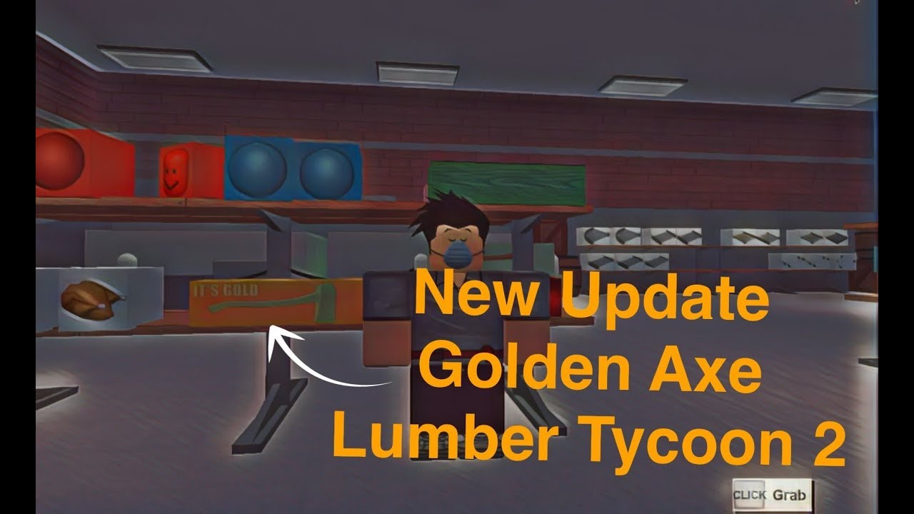 Roblox Lumber Tycoon 3 New Update Golden Axe Blackeye Youtube