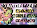 GO Battle League: Skarmory + Double Grass Dominates in Season 3 (Great League)
