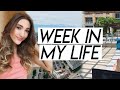 WEEK IN MY LIFE | swimsuit haul, message from my heart, working out, & getting work done!