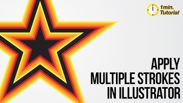 Illustrator Tutorial - How to apply Multiple Strokes on any object in 1 minute