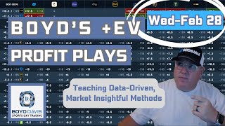 Boyd's FREE Positive Expected Value Sports Picks 2-28