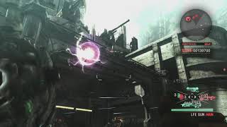 Vanquish Remastered - Act 4 Brink: Fight Two BIA Robots with LFE Gun and Stats Debriefing (2020)