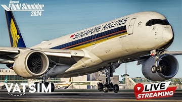 MSFS 2024 Livestream: Singapore A350 Full Flight | Singapore → Johannesburg → Cape Town