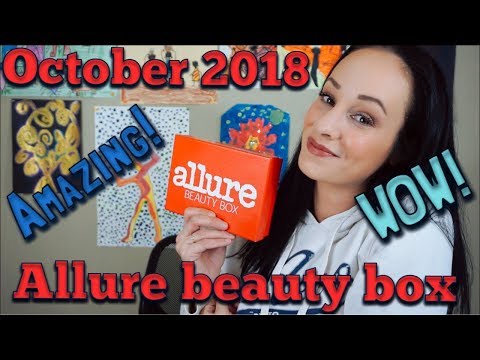 October 2018 Allure Beauty Box... WOW.... you won’t believe what is in this box!!