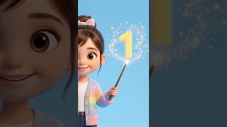 ✨ Learn Numbers 1 2 3 4 | Magic Wand Counting for Kids | Fun Learning Video