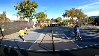 Bad Pickleball High level Rec Play 5.0+ Jessie Irvine Aaron Donofrio Jeff Warnick Dayne Gingrich