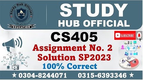 CS405 Assignment 2 Solution Spring 2023, CS405 Assignment 2 solution 2023, CS405 assig 2 solution