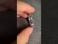 Sixteen Stones Lab Diamond & Gemstone Ring #yushinejewelry #jewelry #lab #18k #diamond #ring