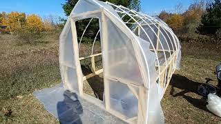 Building an 8' x 12' hoop house from pvc and 2x4s