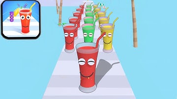 Juice Run 3D Game Relaxation All Levels Gameplay iOS,Android Mobile Walkthrough New