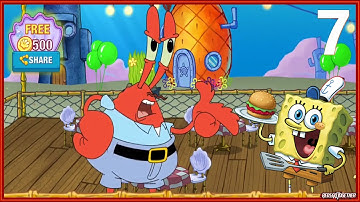 SpongeBob: Krusty Cook-Off - Gameplay Walkthrough Part 7 - Tutorial (iOS, Android) Kids True TV