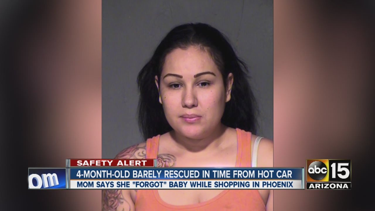 Valley mom accused of leaving baby in hot car - YouTube