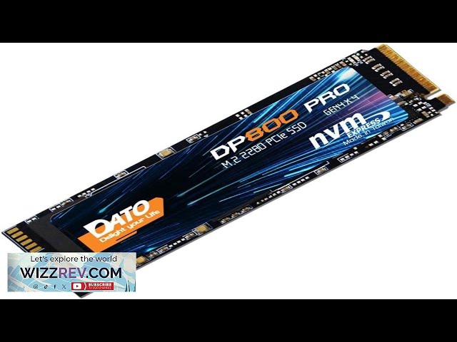 DATO M.2 2280 SSD 1TB PCIe Gen4 x4 NVMe SSD Internal Solid Review