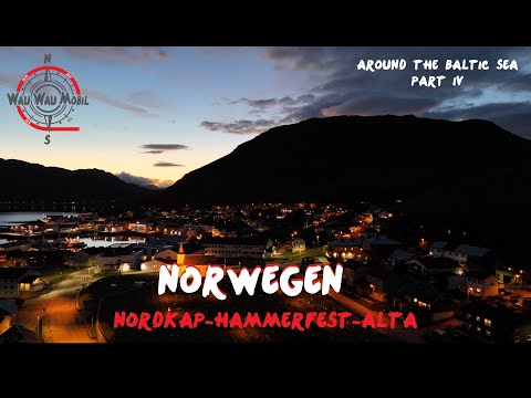 10.000km - 120 Tage - 10 Länder - Part 009 - Norwegen Nordkap Hammerfest Alta - Einmal um die Ostsee
