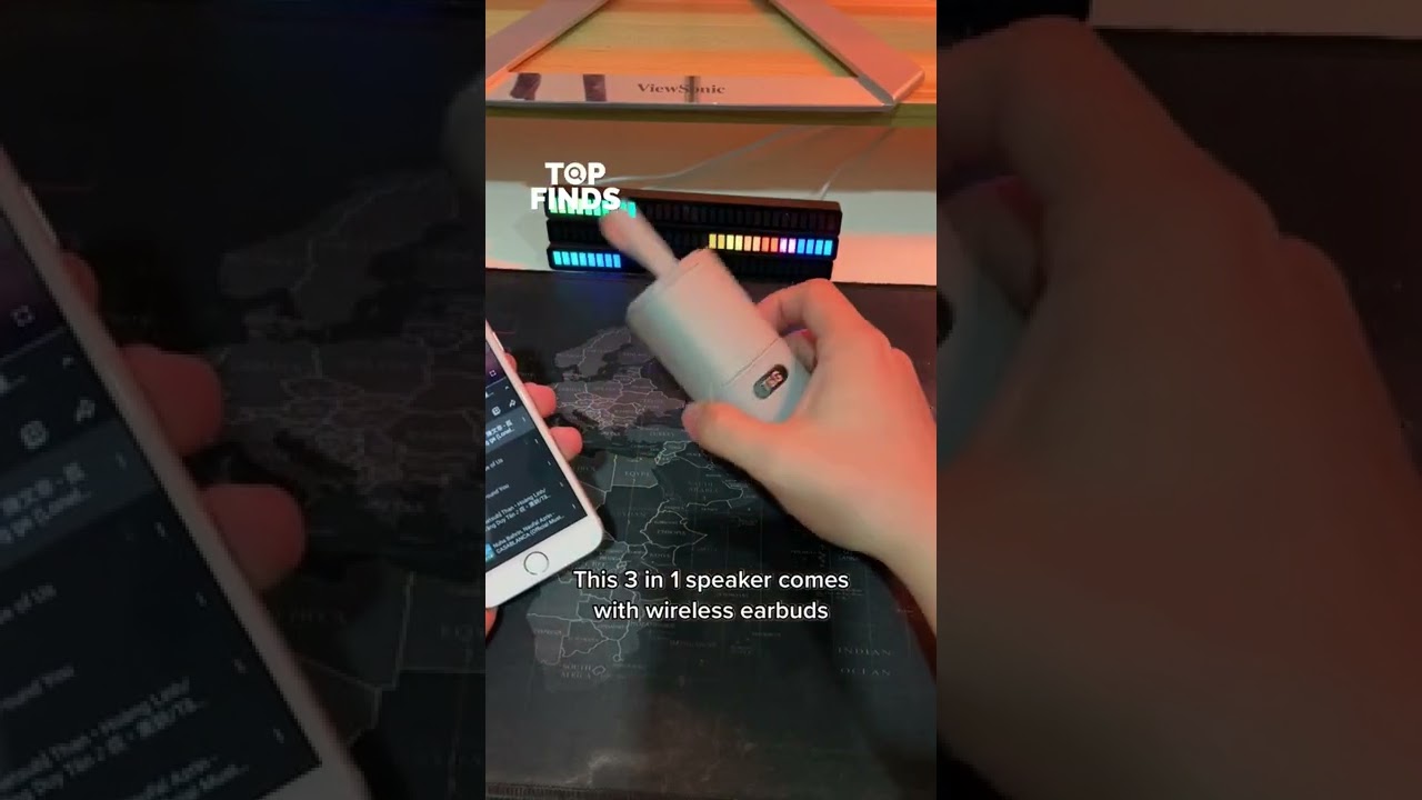 3 in 1 Speaker, Earbuds & Powerbank!