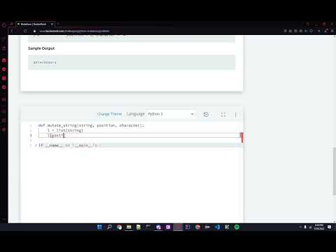 HackerRank Python Problem "Mutations" || Competitive Programing With Python @Codolearn