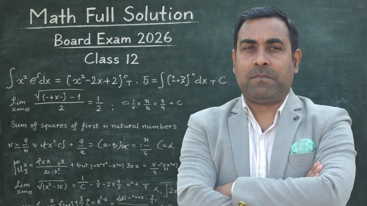 math board exam 2026 complete solution@RajeevSingh-q4i 