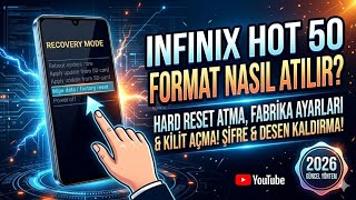İnfinix Hot 50 Format Nasıl Atılır, Hard Reset Atma