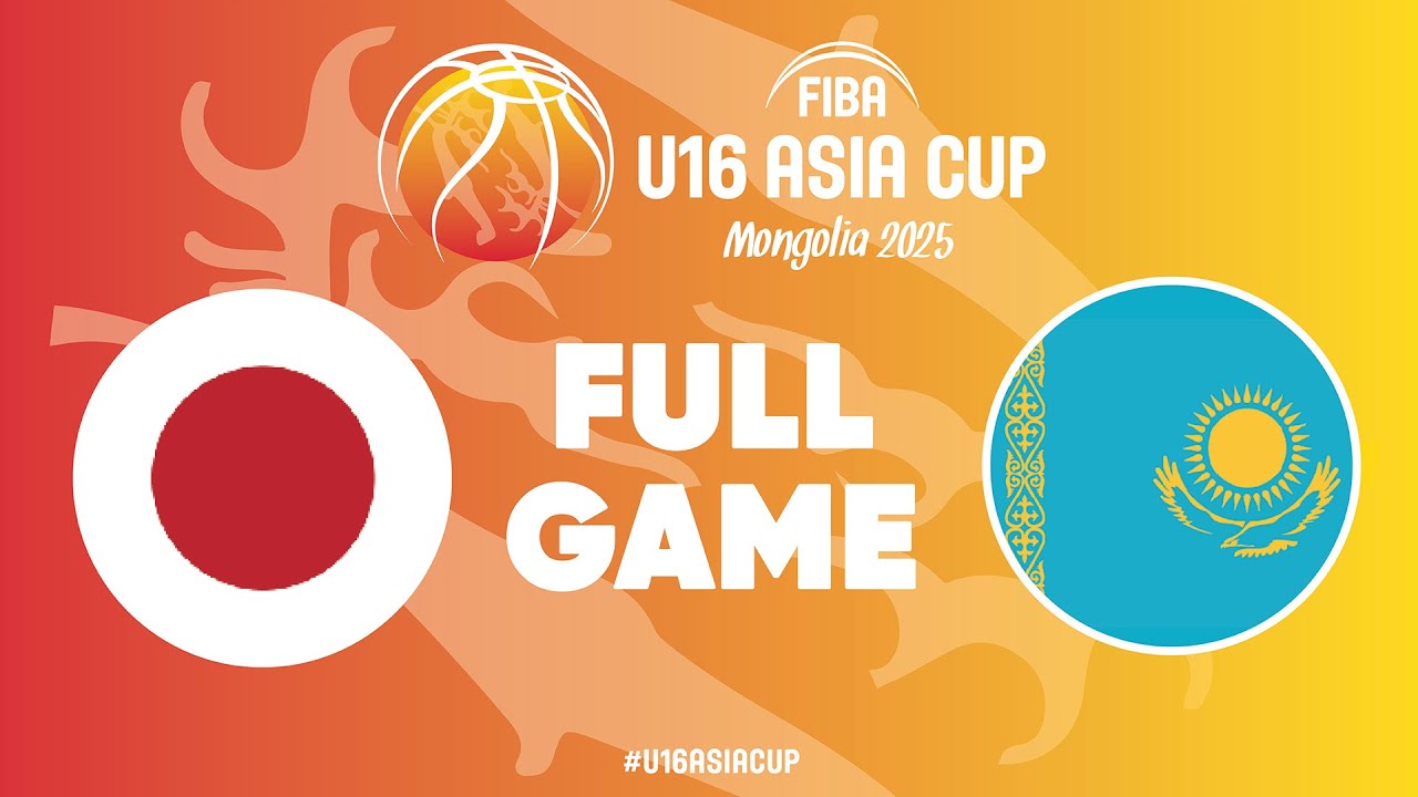 Group Phase | Japan v Kazakhstan | Full Basketball Game | FIBA U16 Asia Cup 2025