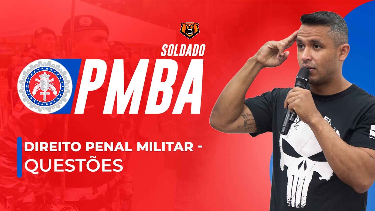 Concurso PM BA, Direito Penal Militar