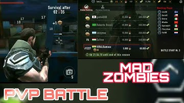 The Dead Uprising : MAD ZOMBIES Gameplay Walkthrough Part-13 | PVP Battle