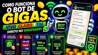 Como funciona o bot de gigas no WhatsApp | VIVO • CLARO • TIM