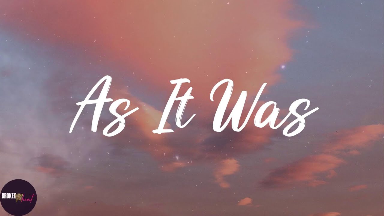 Harry Styles - As It Was (Lyrics) - YouTube