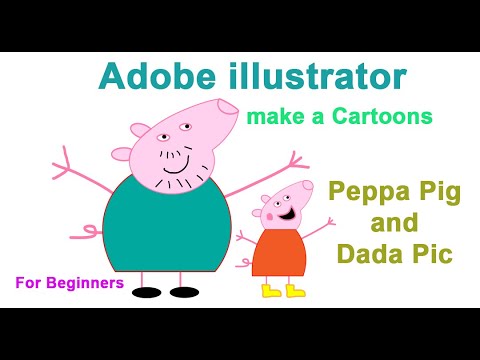 Como desenhar PEPPA PIG no Illustrator 