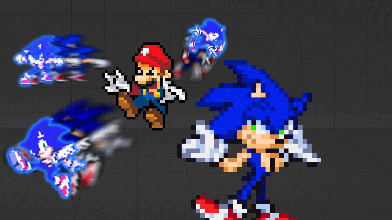 Sonic Vs. Mario - Short Animation