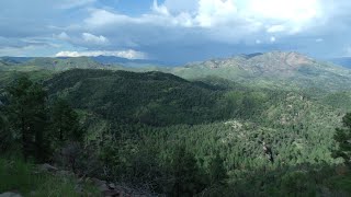 Driving U.s. Route 191 In Arizona. Scenic Road And Wildlife.