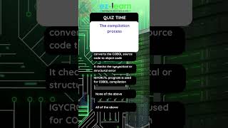 From Source to Object: The COBOL Compilation Journey! ✨ #mainframetraining #cobol #ezlearnglobal Content
