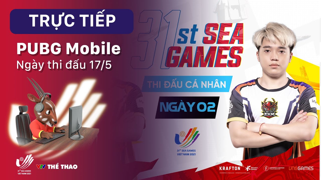 TRỰC TIẾP | eSport SEA GAMES 31 – PUBG Mobile – Thi đấu cá nhân ngày 2