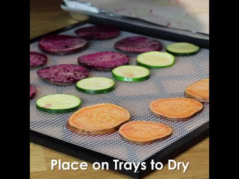 Veggie Chips in Excalibur's RES10 Dehydrator