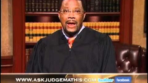 Ask Judge Mathis - October 3, 2011
