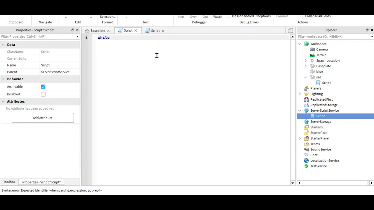 roblox basic scripting part 1 - YouTube
