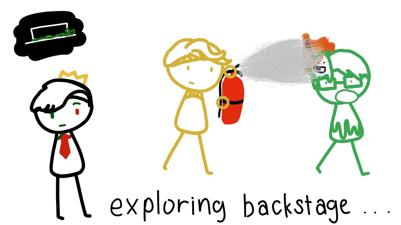 Exploring Backstage || Dream SMP cast animatic