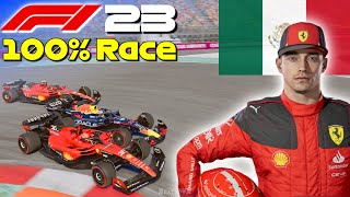 F1 23 - Let's Make Leclerc World Champion #20: 100% Race Mexico