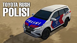 MOBIL POLISI TOYOTA RUSH | MOD BUSSID screenshot 5