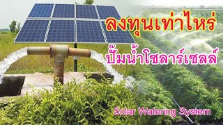Water Pump 2 HP with Solar Panels