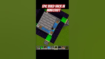 Best Build Hack In Minecraft#minecraft#redstone#tutorial#builds#gaming#shorts#shortfeed