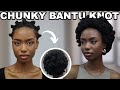 LET&#39;S TRY BANTU KNOT OUT AGAIN 😭 | HOW TO :PERFECT BANTU KNOT ON 4C HAIR