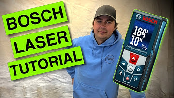 How to use the Bosch GLM 50c laser distance measurer