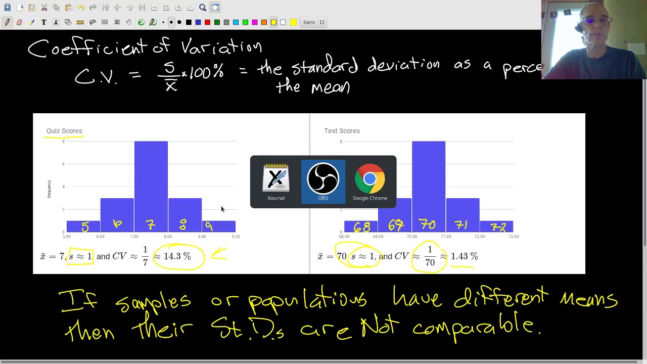 stats week 3 coefficient of variation - YouTube