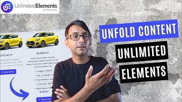 Explore the Unfold Content Widget - Unlimited Elements