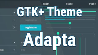 GTK Theme Adapta (Dark) with Gnome 3.20 GTK Theme Adapta (Dark) with Gnome 3.20