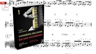 PDF "BALKAN ACCORDION"  Sheet Music for Balkan Folk Melodies