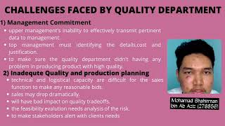 BJMQ3013 Quality Management Group G Group Assignment (Group 2)