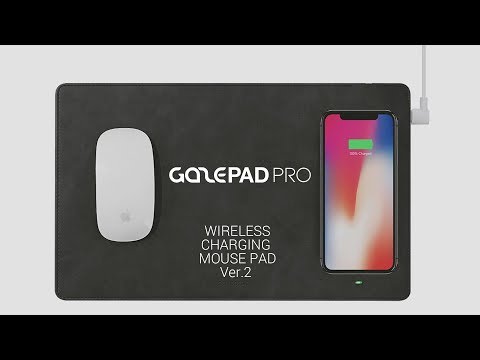 GAZE PAD Pro 무선충전 마우스패드 Ver.2 by 게이즈랩 (게이즈패드 프로 : GAZE Wireless Charging Mouse Pad)