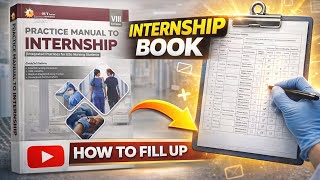 Bsc Nursing sem 8 Intership book community health nursing 🧑‍⚕️ full fill up 